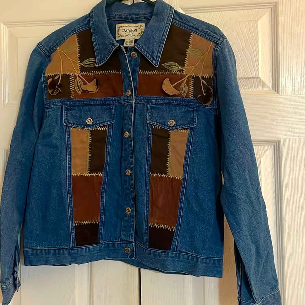 Tantrum Embellished Jean Jacket Medium